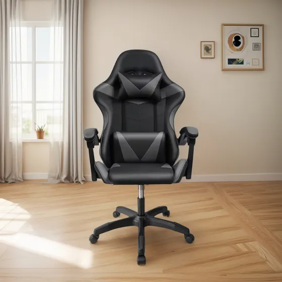 Silla Gaming Mamey Hy-g01 Negro Negro Negro