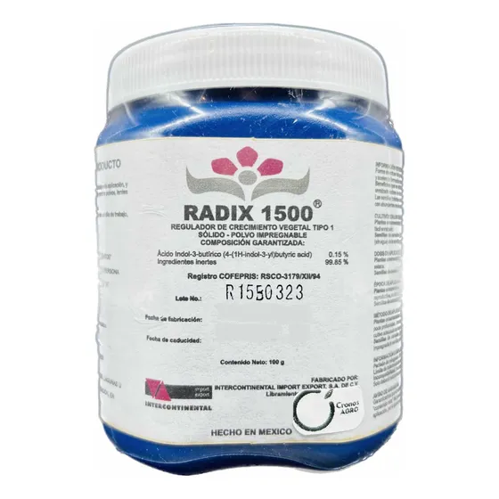 Radix 1500 Enraizador Esquejes 100 Gramos