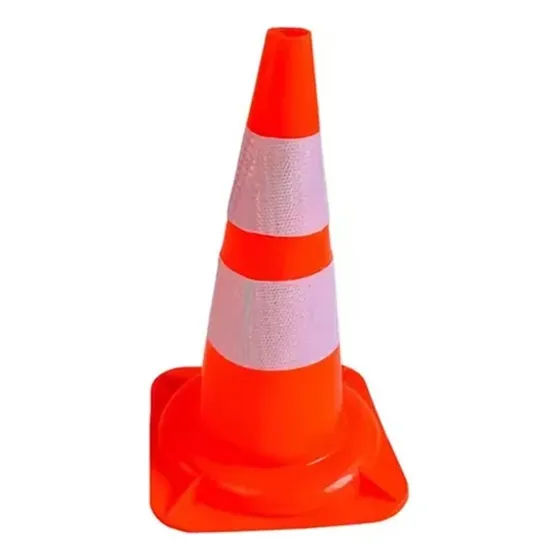 Cono De Seguridad Naranja Con Banda Reflectiva 50cm