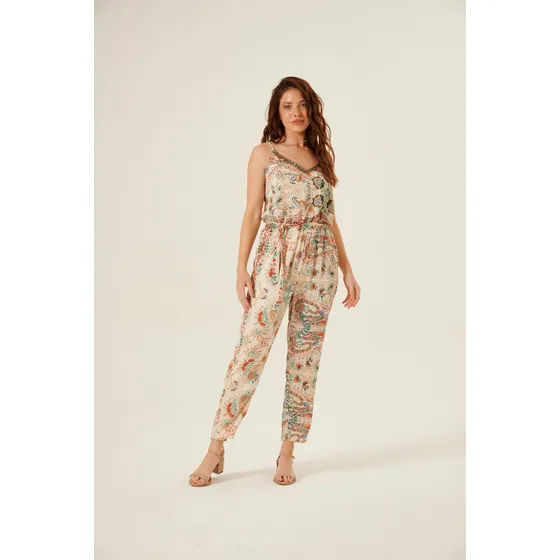 Mono Para Mujer De Seda Estampada Melina Rimmel