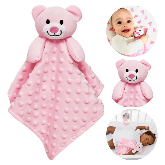 Naninha Para Bebê Macia Antialérgica Menina Buba Cor Rosa