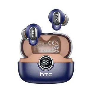 Audífonos Inalámbricos Htc Ne79 Ai Audifonos Traductores Bluetooth 6.0 Cancelación De Ruido Enc Soporta Más De 135 Traducciones Audifonos Música Hifi Hd Llamadas Ipx5 In-ear Impermeable Azul-naranja