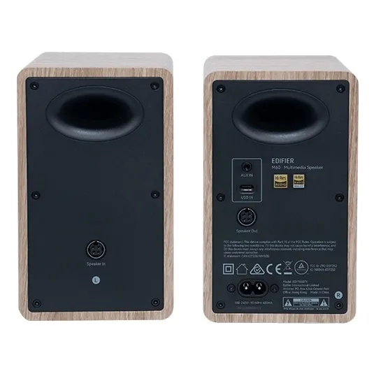 Parlantes Edifier 2.0 M60 66w Bluetooth Roble