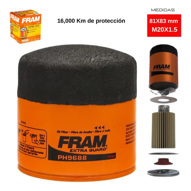 Filtro De Aceite Hyundai Accent 1.5 1999