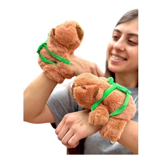 Peluche Pulsera Capibara 16cm Muñeco Juguete Brazalete