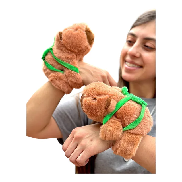 Peluche Pulsera Capibara 16cm Muñeco Juguete Brazalete