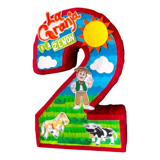 Piñata Número 2 La Granja De Zenón