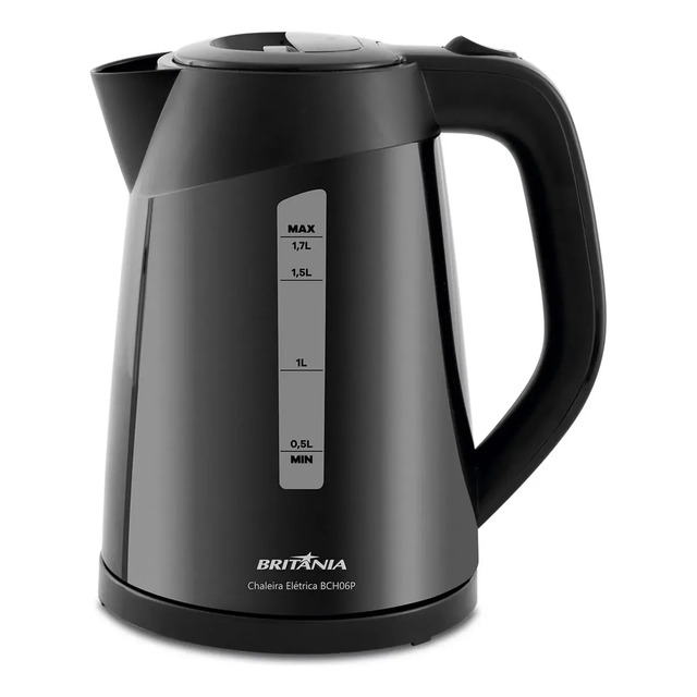 Chaleira Elétrica Britânia Bch06p 1,7l Cor Preto 127v