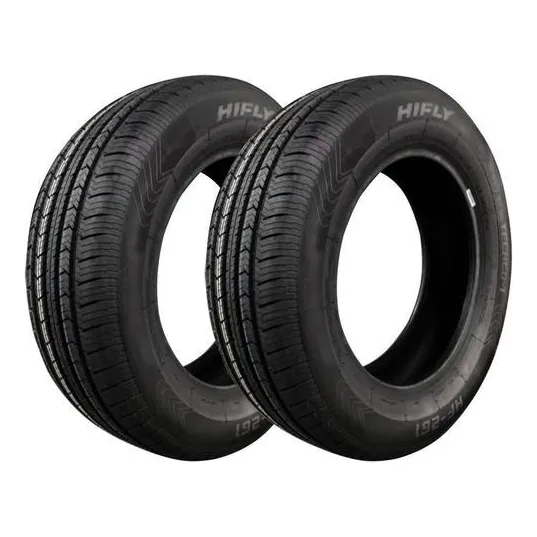Kit 2 Pneu Aro 13 Hifly 175/75r13 Perfil Alto Caminhonete