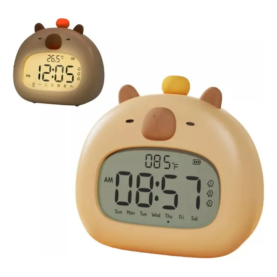 Kapibala Alarm Clock Smart Charging Clock Student-only
