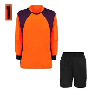Kit Camisa E Bermuda Para Goleiro Com Proteção Acolchoada Kit Camisa E Bermuda Para Goleiro Com Proteção Acolchoada