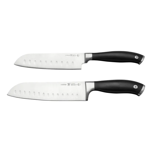 Juego De Cuchillos Santoku, 2 Piezas, Diseño Alemán, Maestrí