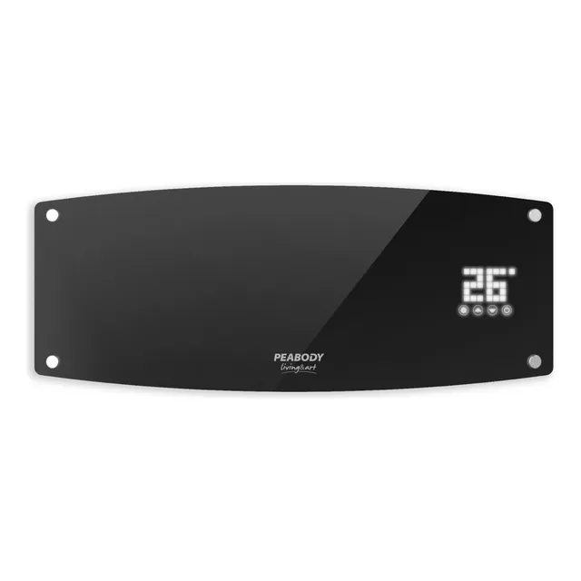 Caloventor Split Digital Peabody Pe-cv20n Curvo 2000w Negro