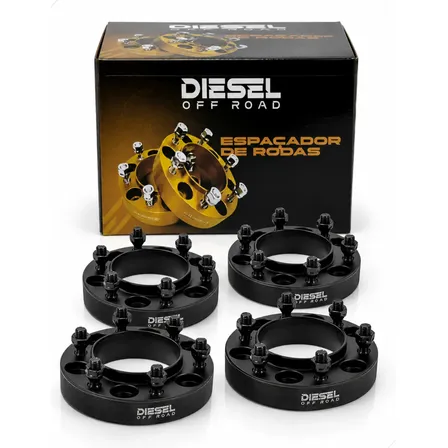 Espaçador Alargador Roda Toyota Hilux 28mm 2005 Até 2026