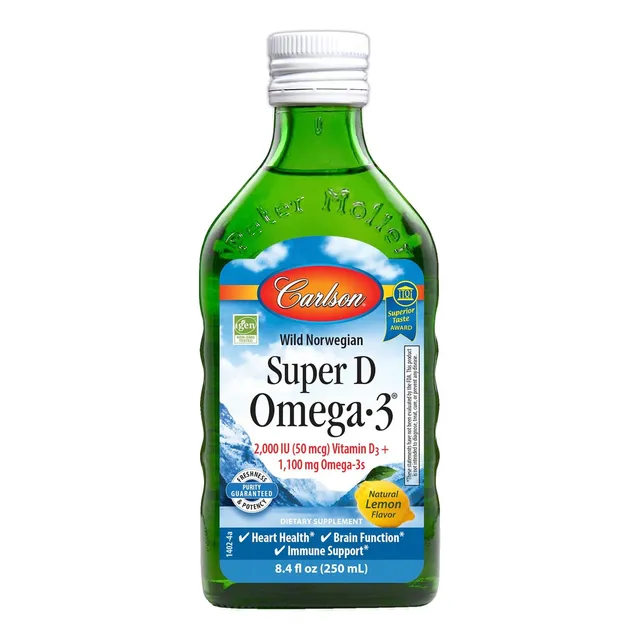 Lysi Jr Omega 3 En Aceite De Bacalao Sabor Lim N 2500 Mg De Epa Dha Omega3 Vitaminas D
