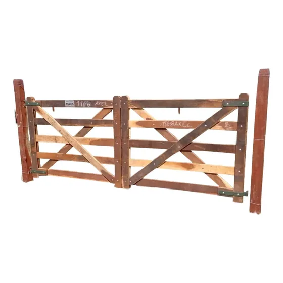 Tranqueras En Madera Dura Para Cubrir 3 Mts X 1.20 De Alto