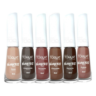 Novo Toque Nuances Kit 6 Tons Nude Para Unhas Lançamento Novo Toque Nuances Kit 6 Tons Nude Para Unhas Lançamento