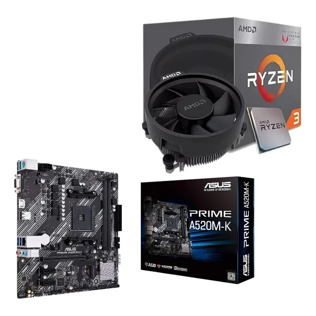 Kit Actualizacion Global Pc Gamer Ryzen 3 3200g A520m-k Am4