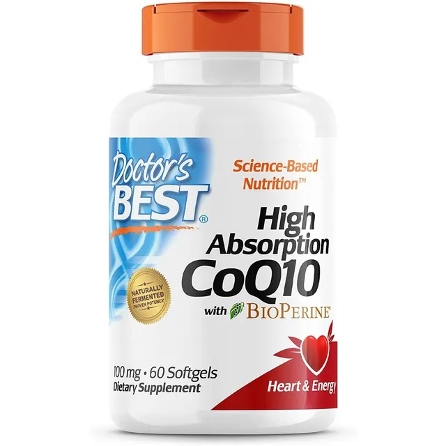 Coq-10 De Alta Absorción 100 Mg Doctor's Best 60 Capsulas