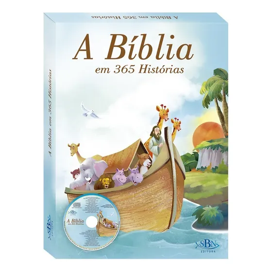 A Bíblia em 365 Histórias, de Mammoth World., vol. 1. Editorial Todolivro Distribuidora Ltda., capa dura, edição 1ª edição em português, 2019
