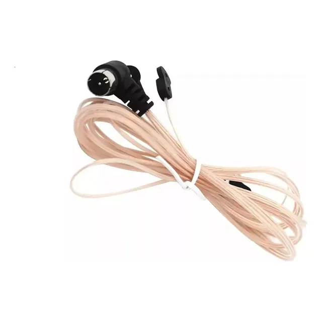 Antena De Radio Fm Con Conector Macho Dipolo De 75 Ohm