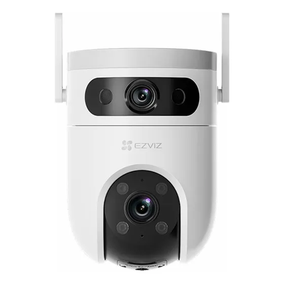 Ezviz Cámara Pt Doble Lente 6 Mp (3mp+3mp) Cs-h9c/6mp Ia Detección Humana Y Vehículo Visión Nocturna A Color Vista Simultánea De Cámara Pt Y Fija Audio Bidireccional