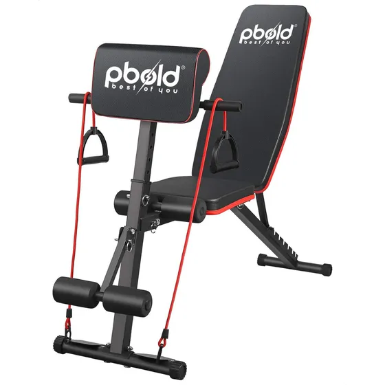 Banco Multifuncional Para Entrenamiento De Pesas Pecho Plano Ejercicios Reclinable Inclinado Declinable Fitness Predicador Bíceps Banca Mancuernas Abdomen Pbold