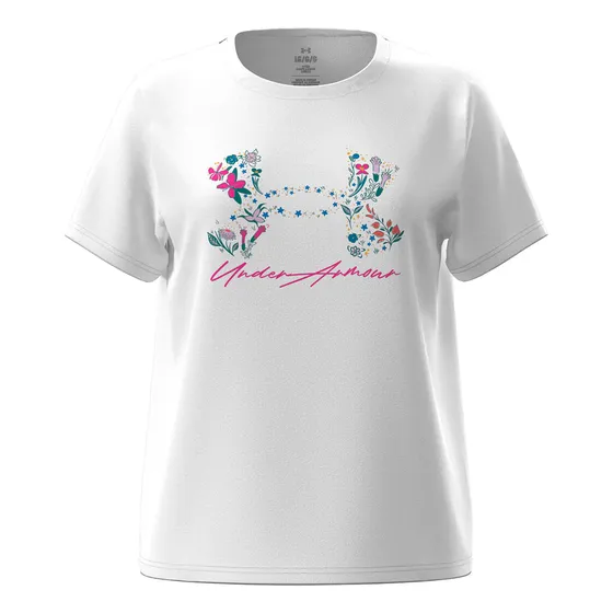 Remera Under Armour Ua Bl Flower Fill Ss Para Niña