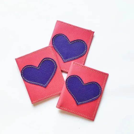 3 Porta Tarjetas Dama Flor De Chocolate
