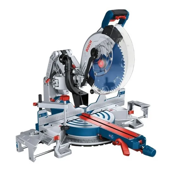 Ingleteadora Bosch Gcm 18v-305 Gdc Biturbo Baretool