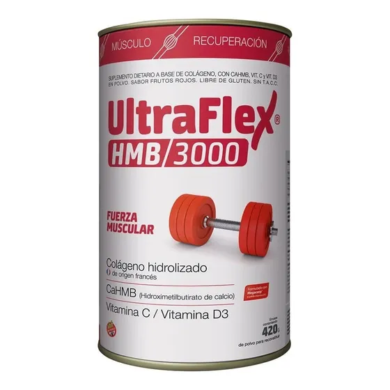 Ultraflex Hmb/3000  Pvo.x 420 Grs. Fuerza Muscular