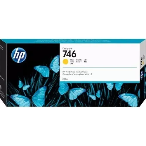 Cartucho Tinta P2v79a Hp 746 300ml Amarillo Plotter Z6/z9+