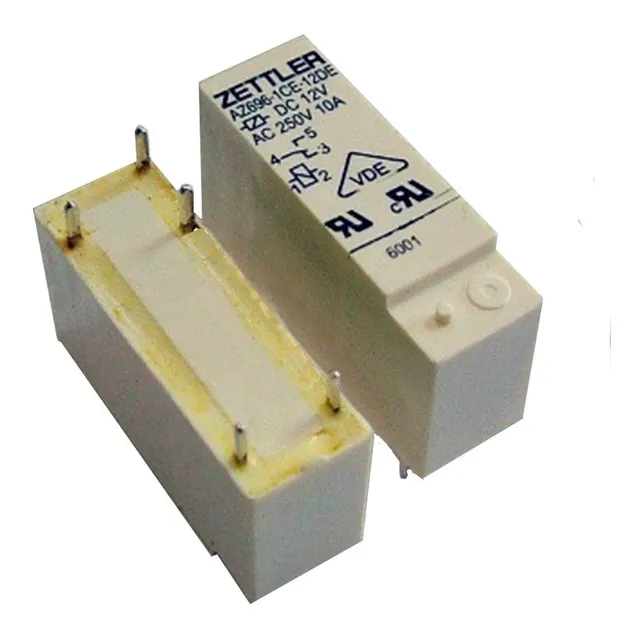 Rele Zettler Bobina 12v Contacto 10a 380v Alternativo V23061