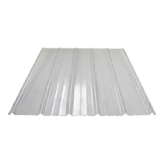 Chapa Trapezoidal Econopanel Incolora De Fibra 3.66 X 1.02