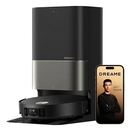 Aspirador Dreame Robot Vacuum X50 Ultra, cor: preto e preto