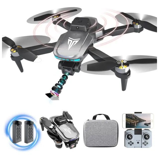 Dron Plegable 4k Con Cámara Y 40 Min De Batería Regalo Ide