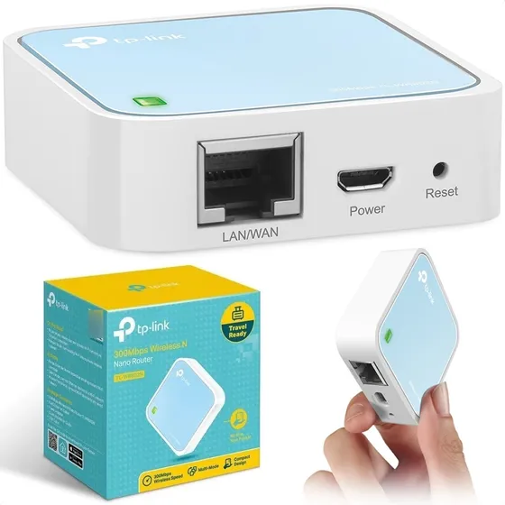 Router Mini Nano Inalambrico N Tp-link Tl-wr802n 300 Mbps