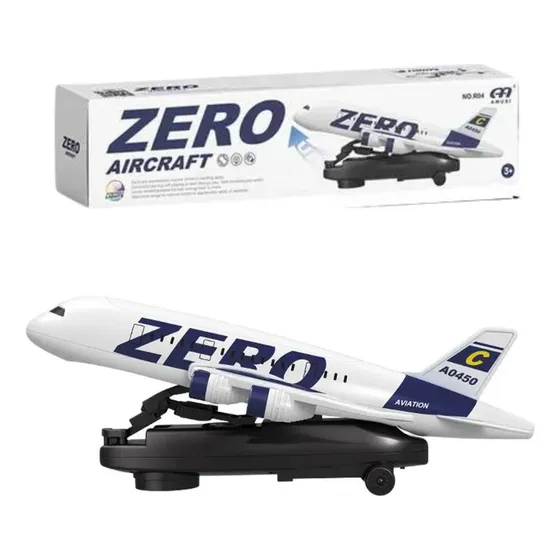 Avião Air Line Brinquedo Grande Com Luzes E Som E Movimento