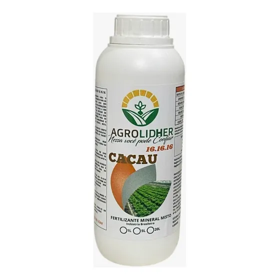 Fertilizante Liquido Adubo Npk - 1lt- 16.16.16 / Cacau