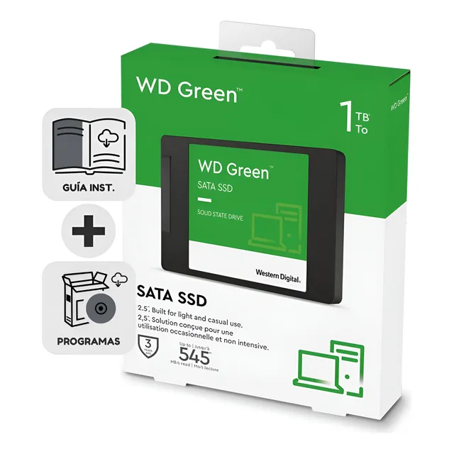 Disco Sólido Ssd 1tb Western Digital Green 2.5'' Pc Y Laptop