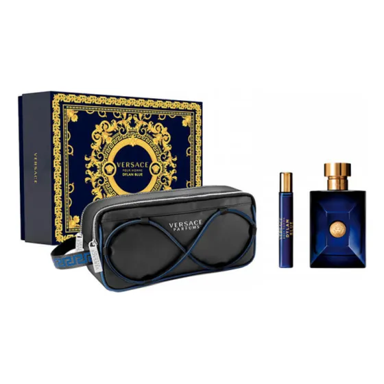 Set De Hombre Versace Dylan Blue 3 Pzas 100% Original