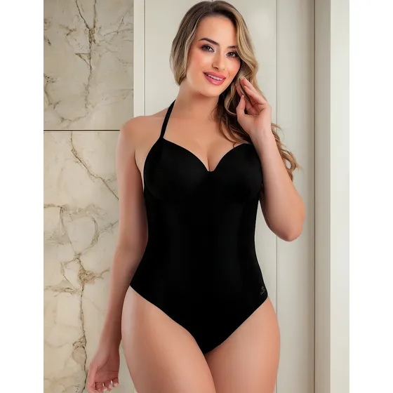 Maiô Banho De Mar Zero Barriga Redutor Com Bojo Fio Dental 