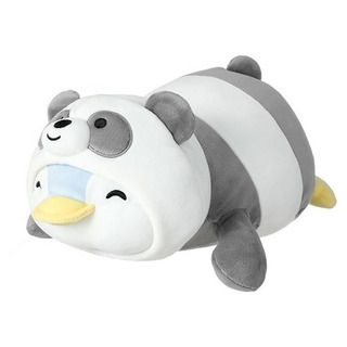Peluche De Pingüino Con Disfraz De Panda, 20cm, Miniso \ Peluche De Pingüino Con Disfraz De Panda, 20cm, Miniso \