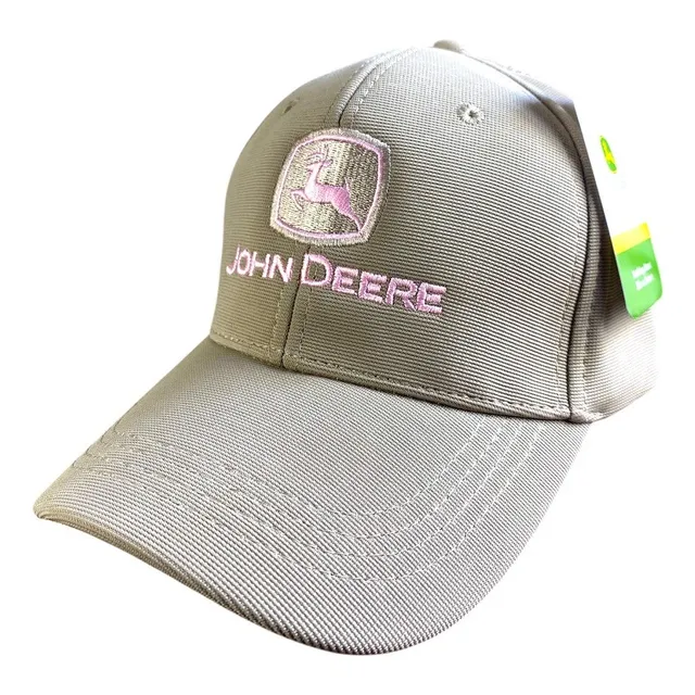 Gorra Estilo John Deere Trucker Beige Jd113 Beige Único Lisa