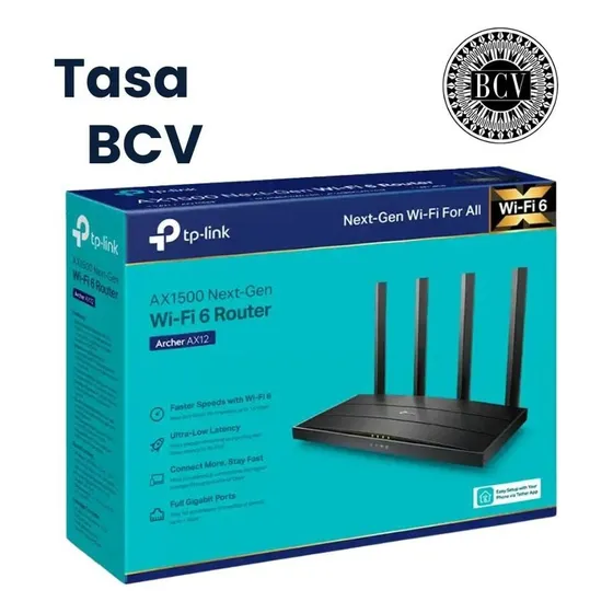 Router Ax12 Tp-link Doble Banda Ax1500 Ful Gigabit Rompemuro