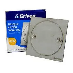Rejilla Centro Piso Tapa Ciega De Desagüe Griven