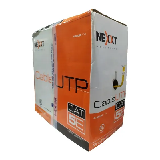 Cable Utp Cat5e, Bobina 305m 100% Cobre Color Amarillo Nexxt