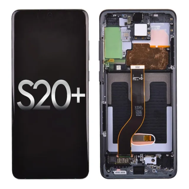 Pm Compatible Pantalla Lcd Con Marco Para Samsung S20 Plus