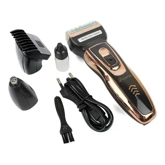 Maquina Afeitadora Geemy 3 En 1 Gm-595 Recargable