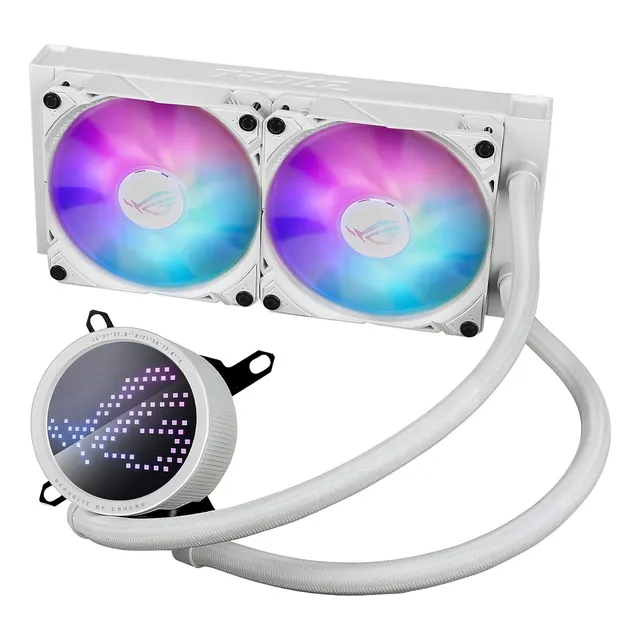 Cooler De Cpu Asus Rog Ryuo Iii 240 Argb White Intel/amd Led Rgb